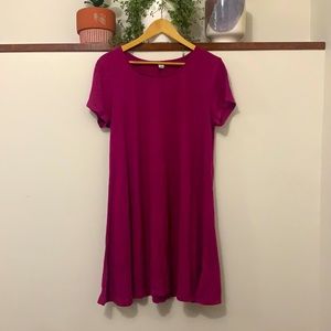 Red/Pink Old Navy T-Shirt Dress